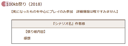 見出し付きテーブル