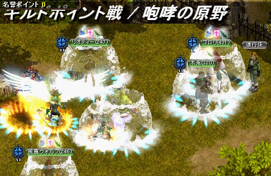 ポイント戦の様子