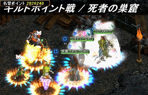 ポイント戦の様子